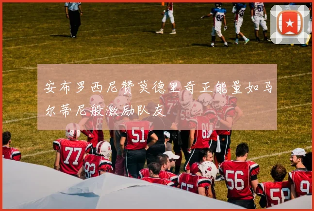安布罗西尼赞莫德里奇正能量如马尔蒂尼般激励队友